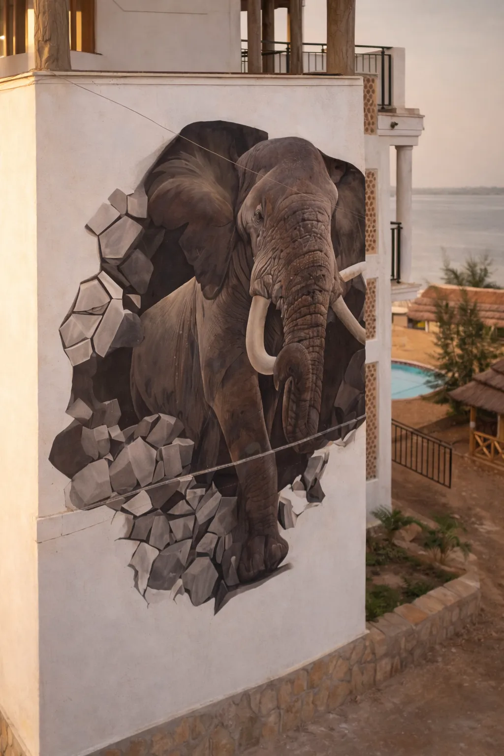 Coconut Beach — elephant