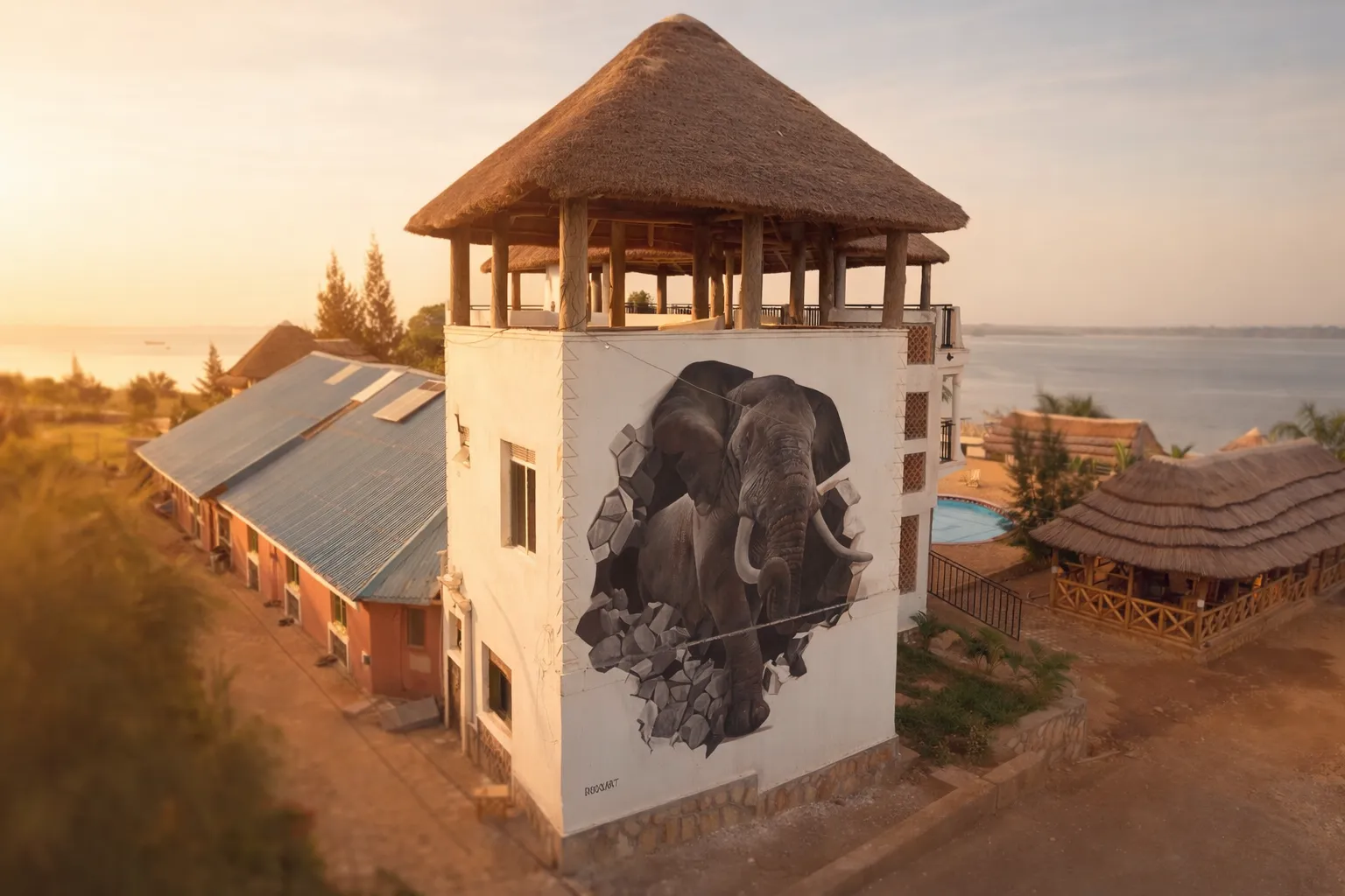 Coconut Beach — elephant
